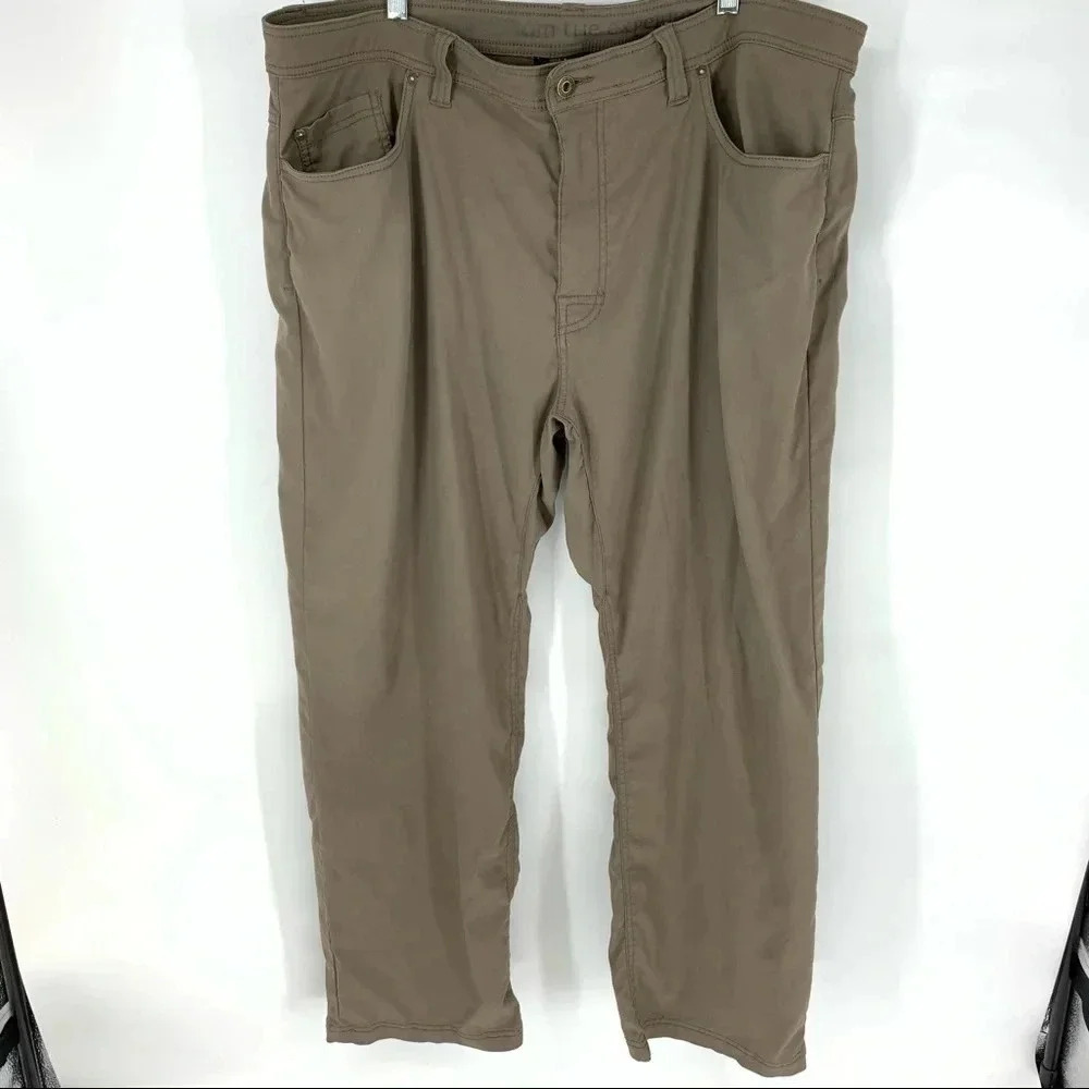 PrAna Stretchy 40x30 Slim fit pants slate green